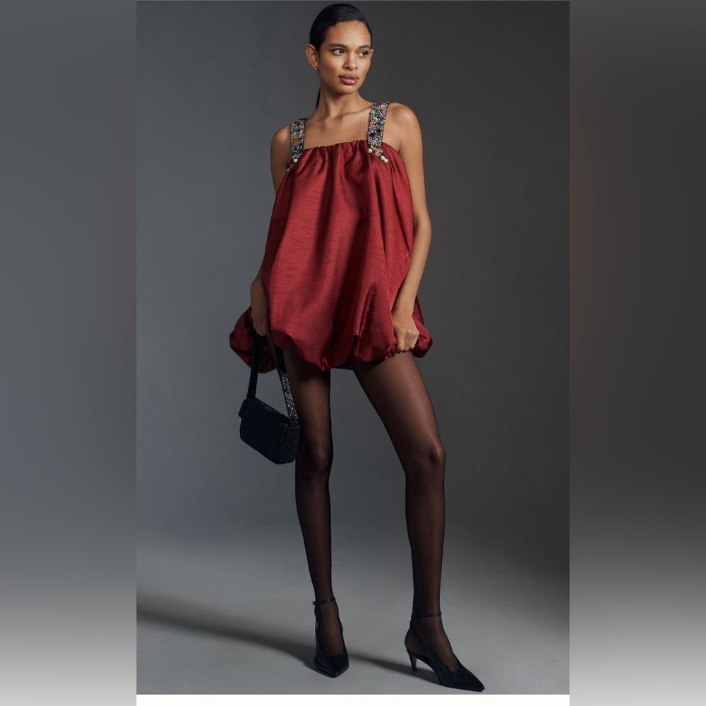 NWT Sunday in Brooklyn Embellished Bubble Mini Dress XL